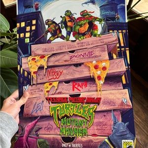 Teenage Mutant Ninja Turtles San Diego comic-con exclusive movie poster RARE